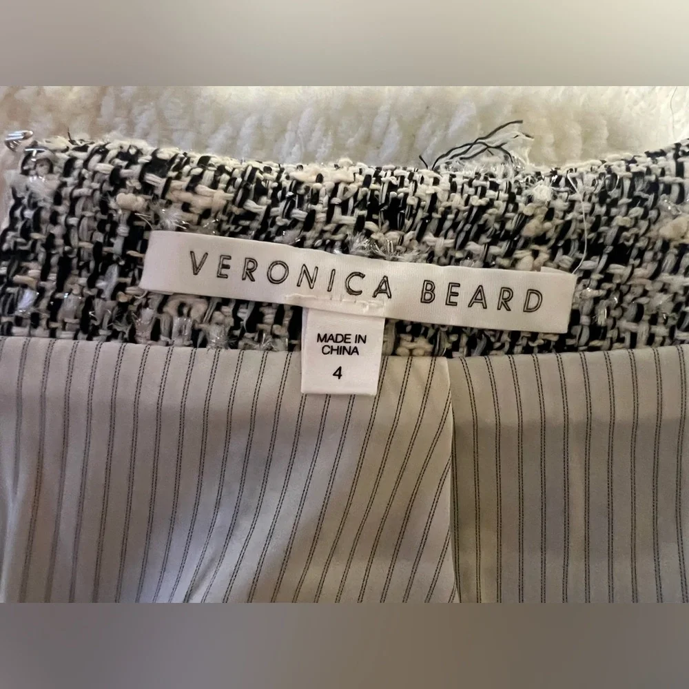 NWOT Veronica beard multi-colored tweed skirt - Picture 9 of 13